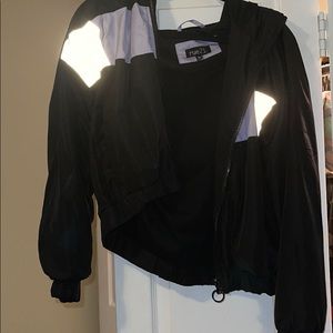 Reflective Cropped Jacket